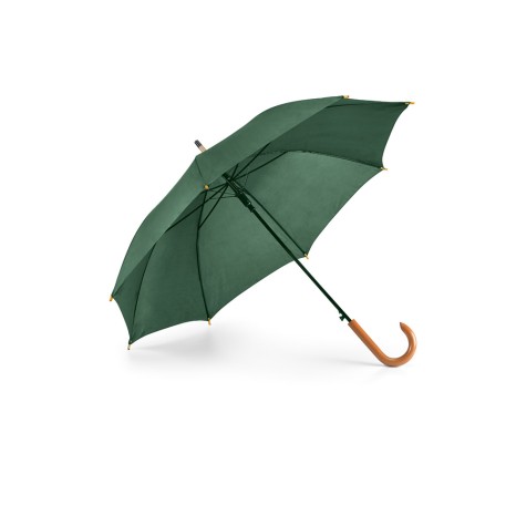 Guarda Chuva 100 cm Automático com Cabo de Madeira