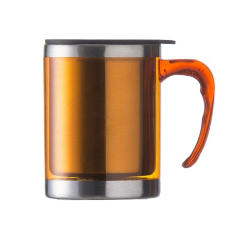 Caneca Acrílica 400 Ml com Tampa Personalizada