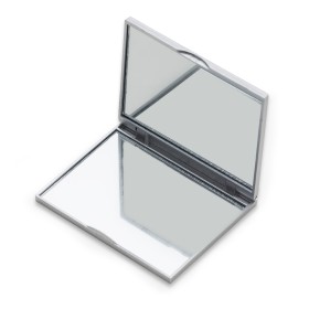 Espelho de Bolso Duplo Quadrado Plástico para Brinde