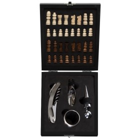 Kit Vinho Xadrez 4 Pçs para Brinde