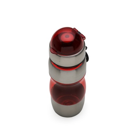 Squeeze Plástico com Metal 450Ml Bico e Alça Personalizado