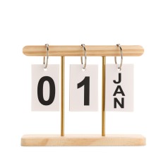 Calendário Permanente Mdf com Logotipo