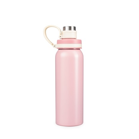 Garrafa de Inox com Alça de Silicone 800Ml com Logotipo